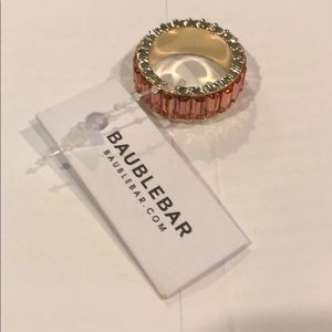 NWT BaubleBar Pink Alidia Ring